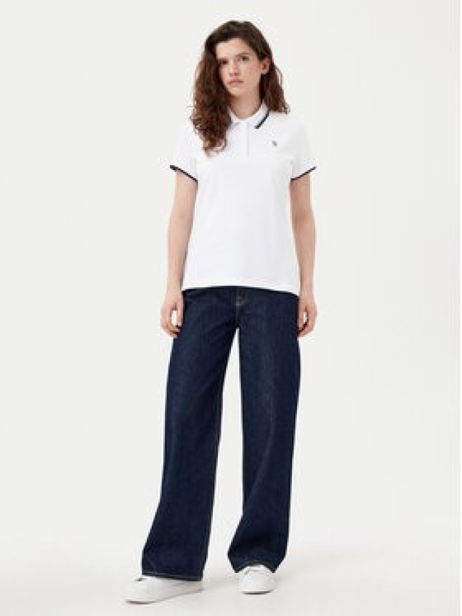 U.S. Polo Assn. Polo WUP0812 Biały Regular Fit