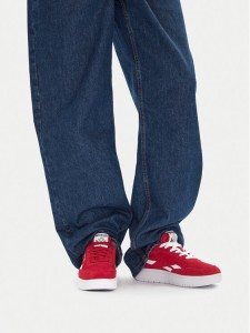 Reebok Sneakersy EO-CLUB C DOUBLE REVENGE 100229521 Bordowy
