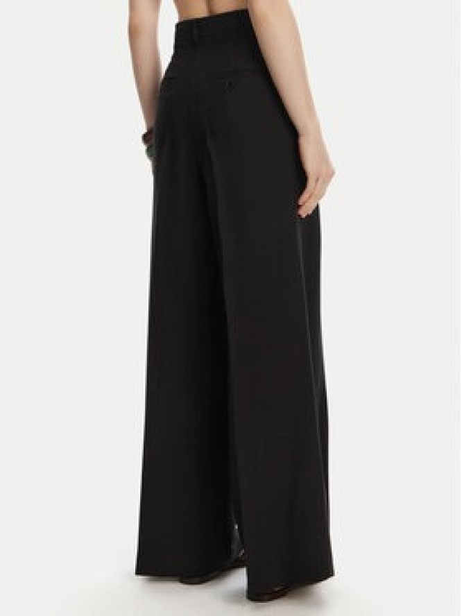 Weekend Max Mara Spodnie palazzo Veliero 2515131132 Czarny Wide Leg