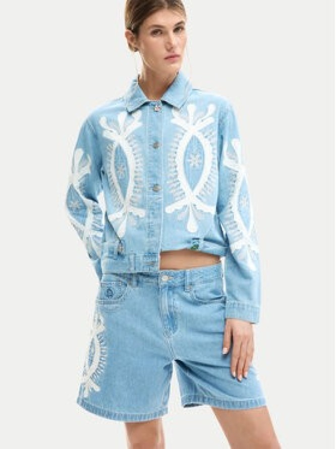 Desigual Szorty jeansowe Wakand 26SWDD45 Niebieski Relaxed Fit