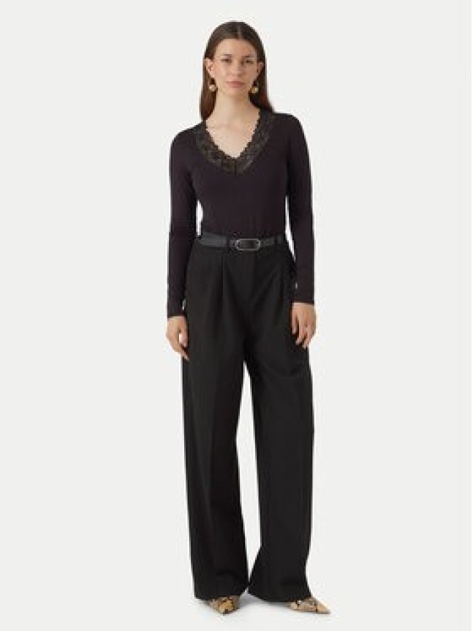 Vero Moda Bluzka Rosa 10298832 Czarny Regular Fit
