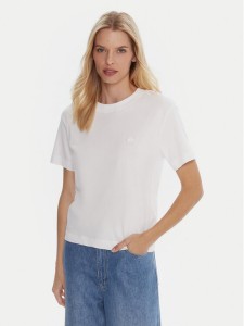 Quiksilver T-Shirt Essential EQWZT03196 Biały Regular Fit