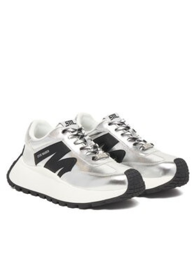 Steve Madden Sneakersy Supercampo SM11004808 Srebrny