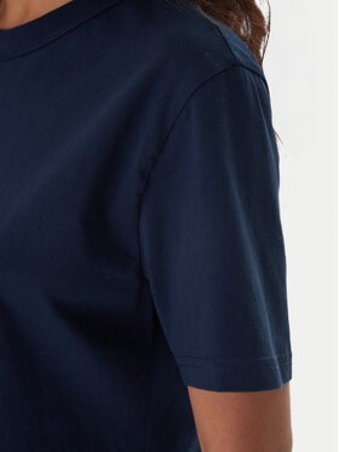Tommy Jeans T-Shirt Badge DW0DW22202 Granatowy Boxy Fit