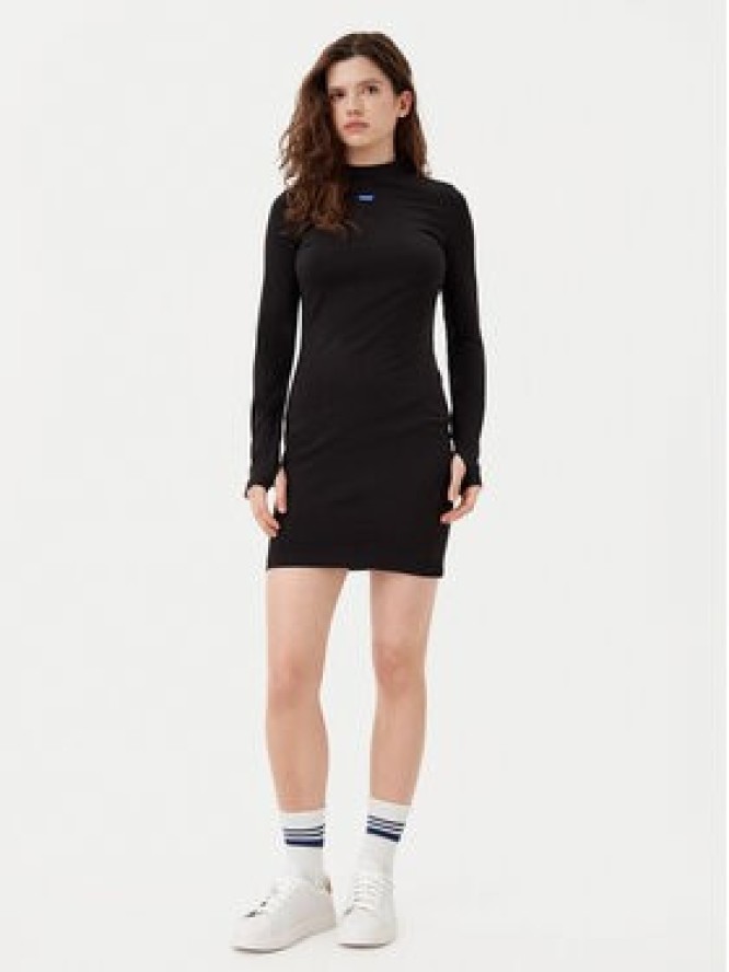 HUGO Sukienka codzienna Nilla 50531138 Czarny Slim Fit