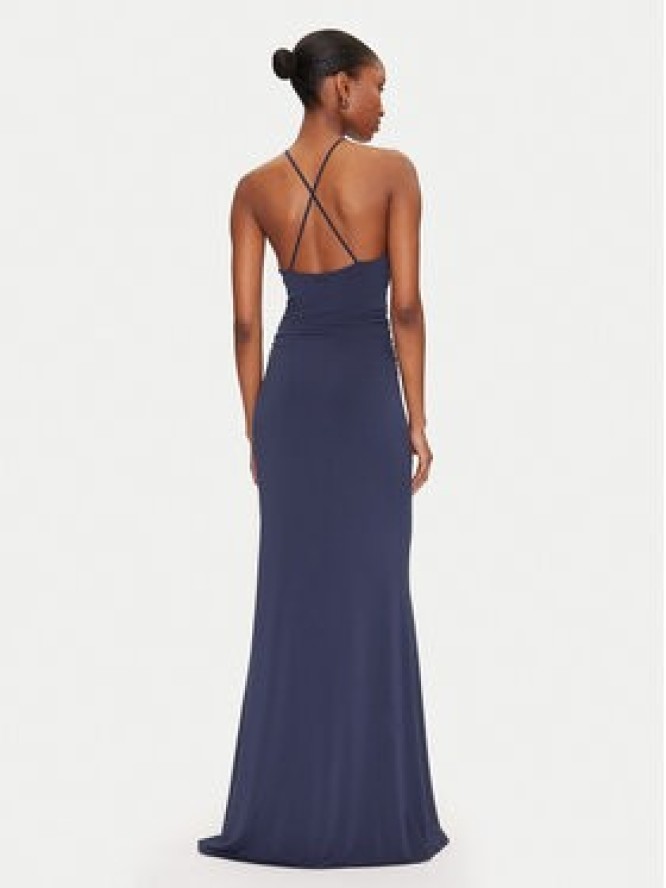 Guess Sukienka wieczorowa W5GK95 KCVG2 Granatowy Slim Fit