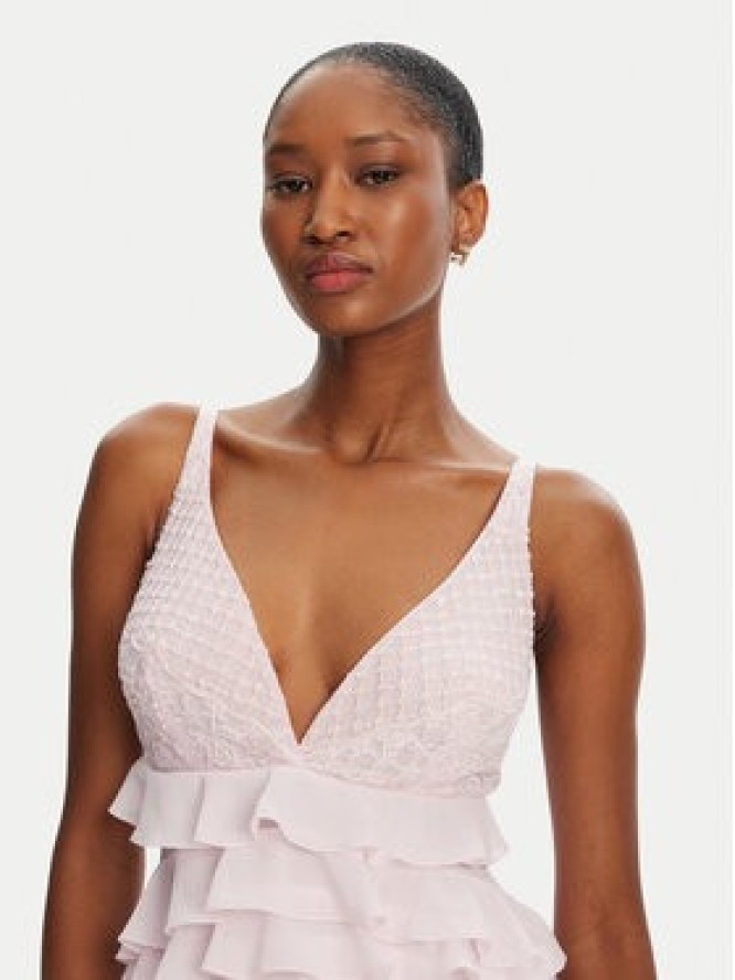 Elisabetta Franchi Sukienka koktajlowa AB-R42-52E2- Różowy Regular Fit