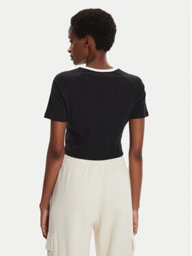 adidas T-Shirt 3-Stripes Baby IU2532 Czarny Slim Fit