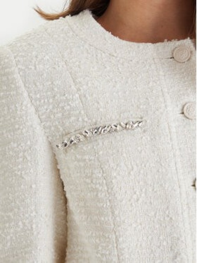 Guess Marynarka W6RL54 WJ632 Écru Regular Fit