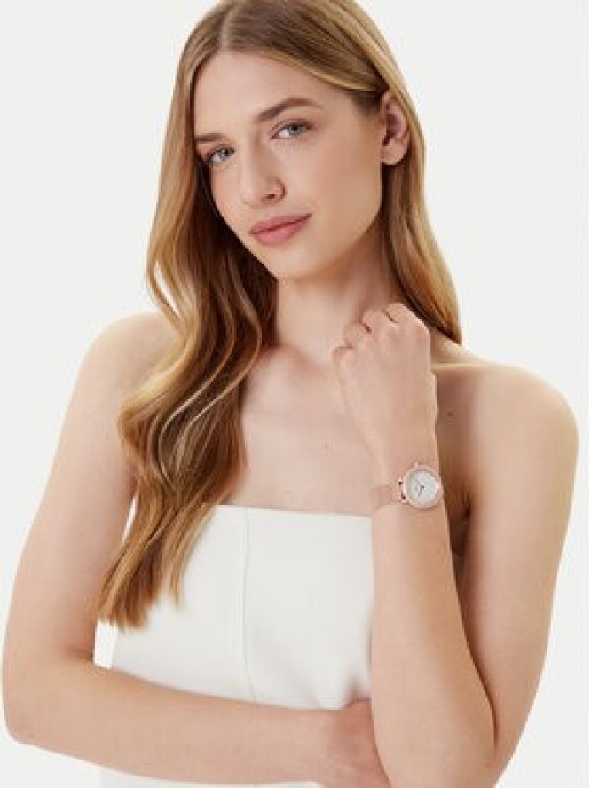 Daniel Wellington Zegarek Crystalline Bezel 3 DW00100823 Różowe złoto