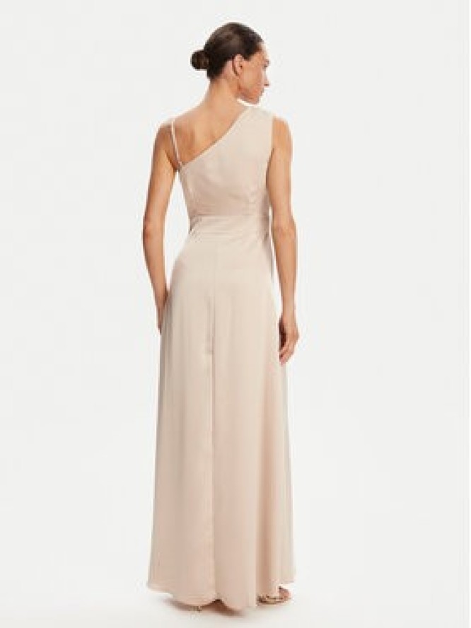 Rinascimento Sukienka wieczorowa CFC0124351003 Beżowy Regular Fit