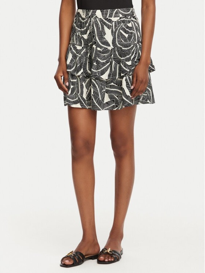 ONLY Spódnica mini Nova 15372459 Szary ciemny Regular Fit