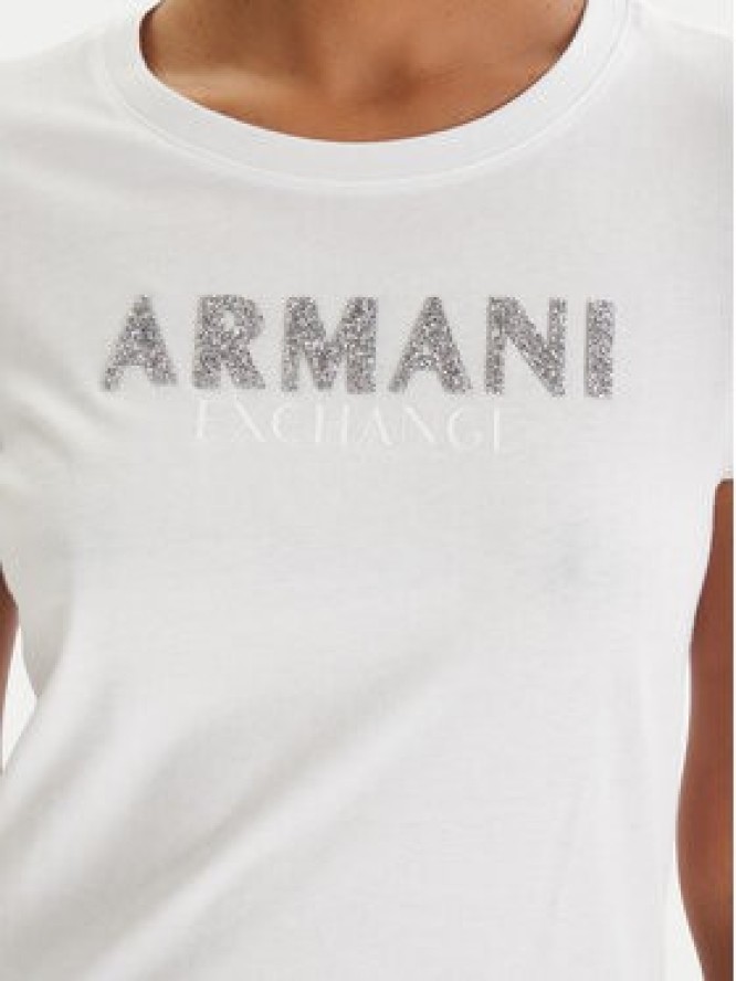 Armani Exchange T-Shirt XW002106 AF10356 U0002 Biały Slim Fit