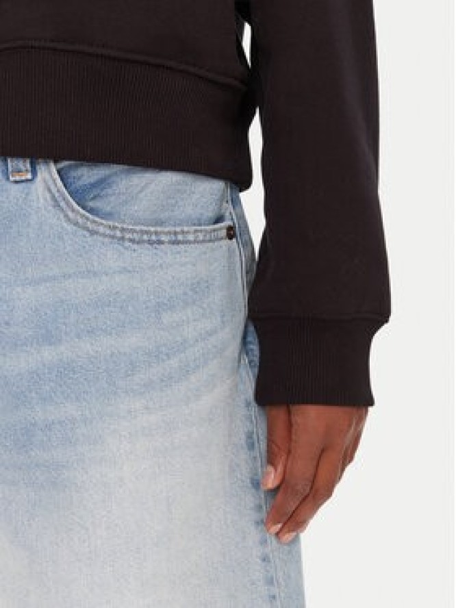 Tommy Jeans Bluza Silver Script DW0DW21961 Czarny Regular Fit