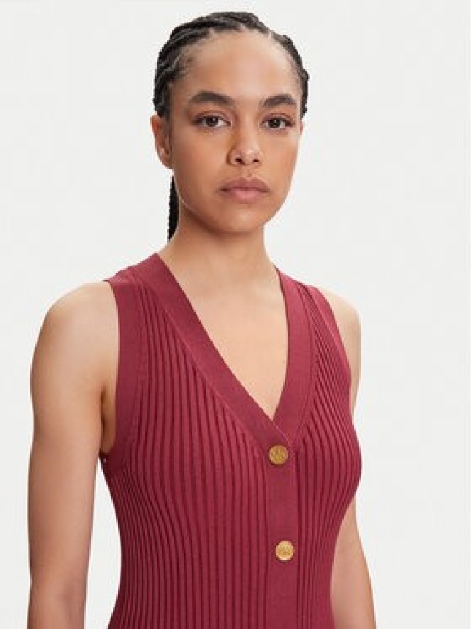 MICHAEL Michael Kors Sukienka dzianinowa MT5832533D Różowy Slim Fit