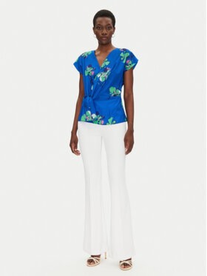 Morgan Bluzka 251-OUZO.F Niebieski Regular Fit