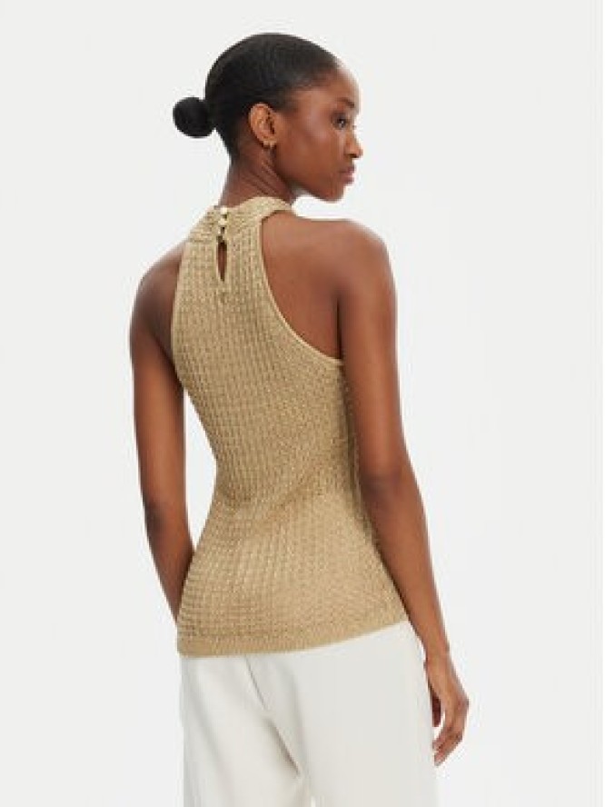 Guess Sweter W5YR39 Z24F0 Złoty Regular Fit