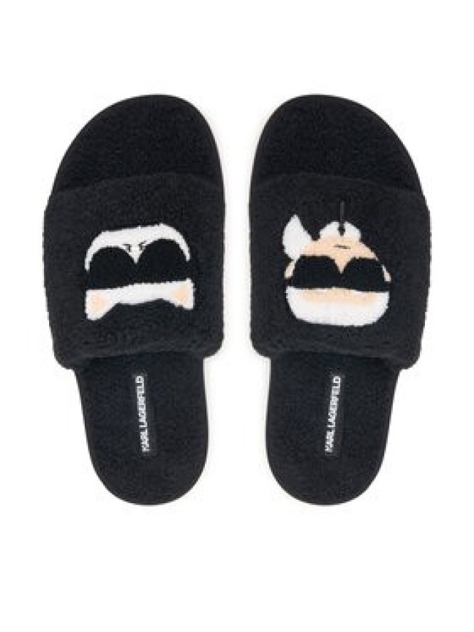 KARL LAGERFELD Klapki Skylar Slide KL47600T Czarny
