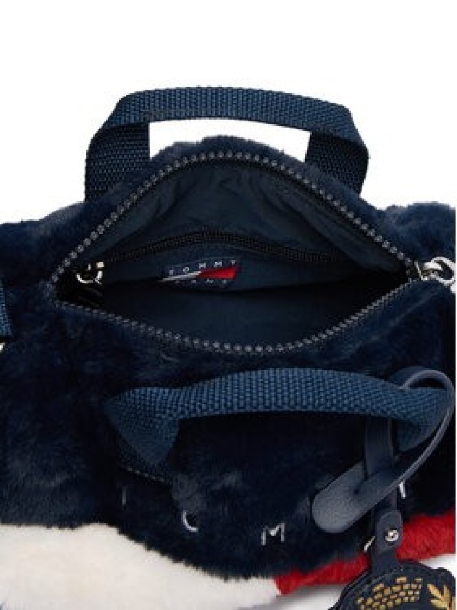 Tommy Jeans Torebka Tjw Archive Fur Micro Duffle AW0AW19080 Granatowy