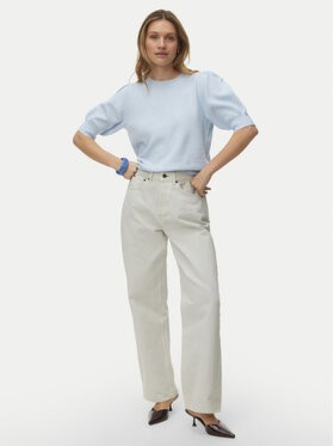 Vero Moda Sweter Doffy 10278313 Błękitny Regular Fit