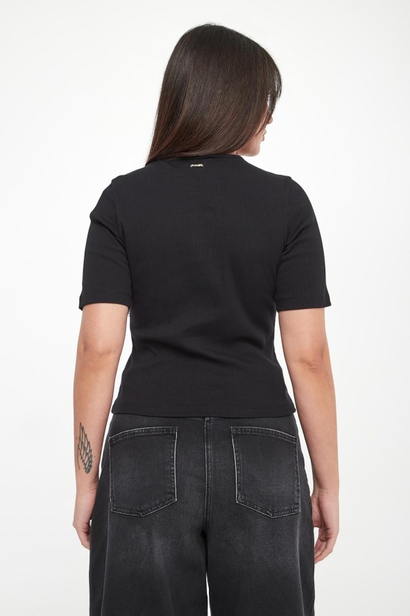 T-shirt damski z haftem TWINSET