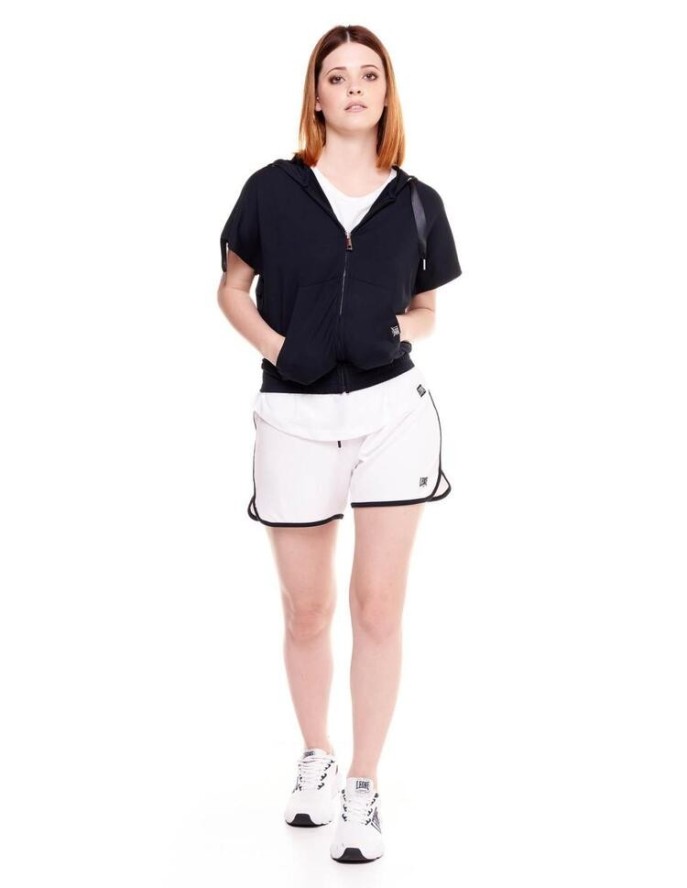 Bluza damska w kolorze czarno-białym