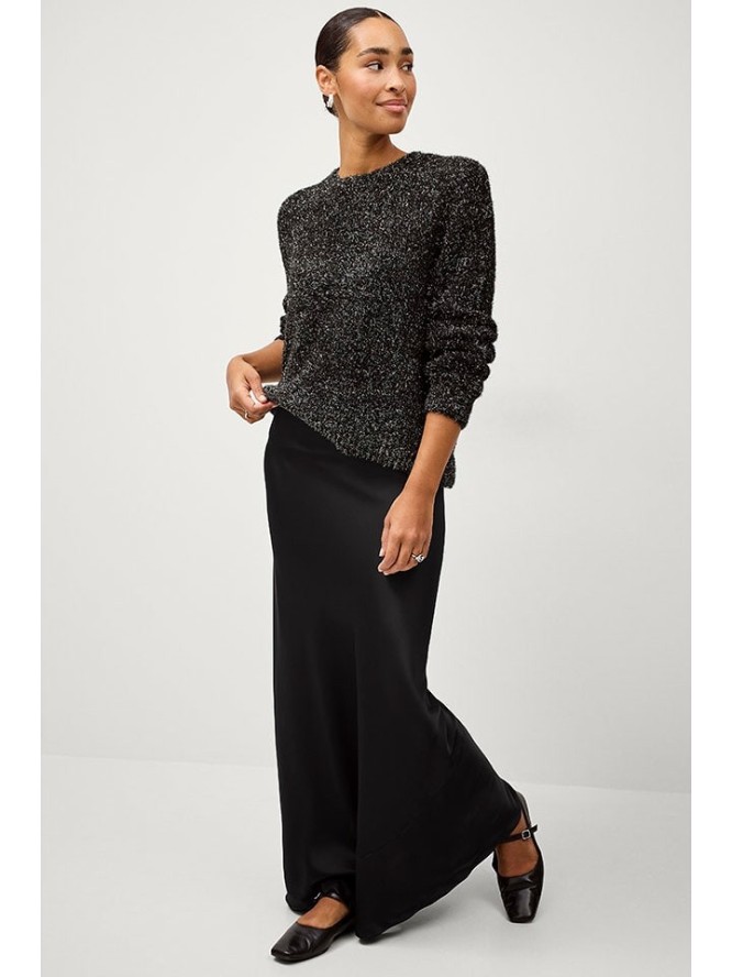 ellos Sweter "Jasmine" w kolorze czarnym rozmiar: S