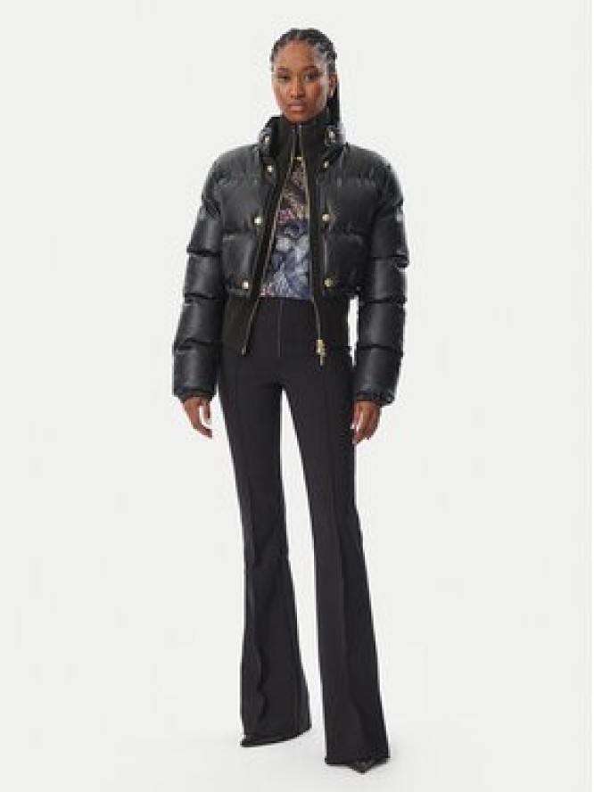 Just Cavalli Kurtka zimowa 81PAS405 CNDU2 Czarny Regular Fit