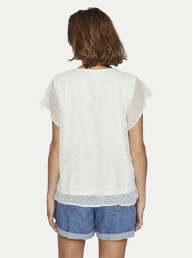 Vila Bluzka Edee 14100340 Biały Regular Fit