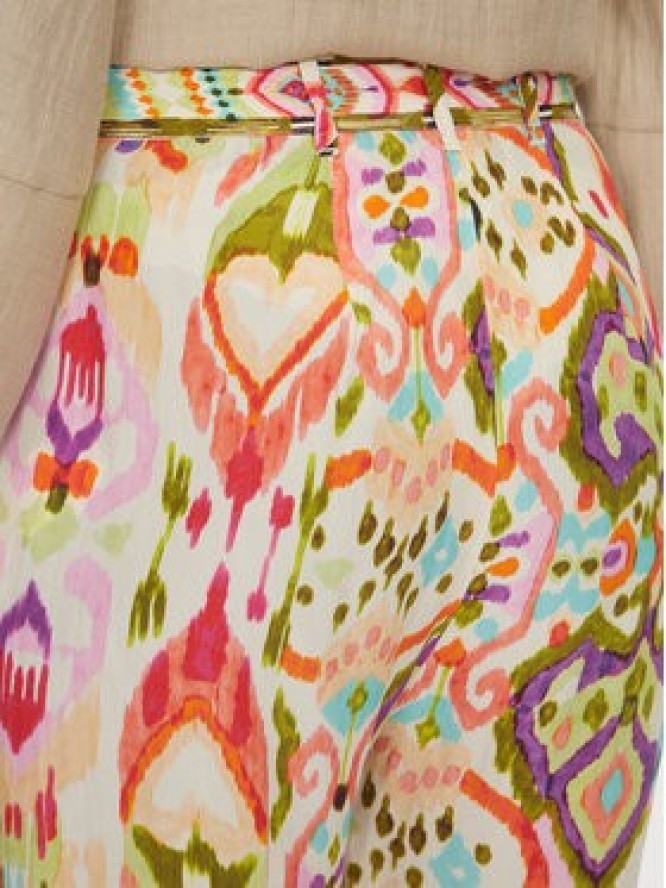 LOLA CASADEMUNT Spodnie materiałowe LS2514017 Kolorowy Relaxed Fit