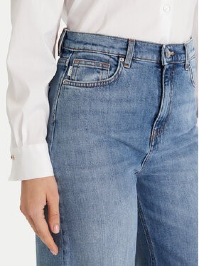 ViCOLO Jeansy DF5065 Niebieski Wide Leg