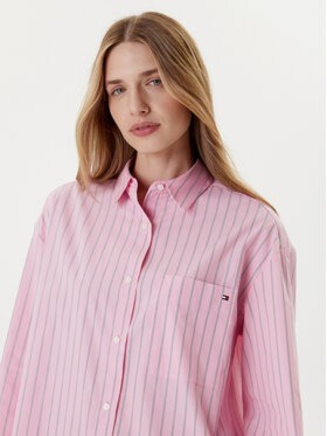 Tommy Hilfiger Koszula New Easy WW0WW45892 Różowy Relaxed Fit