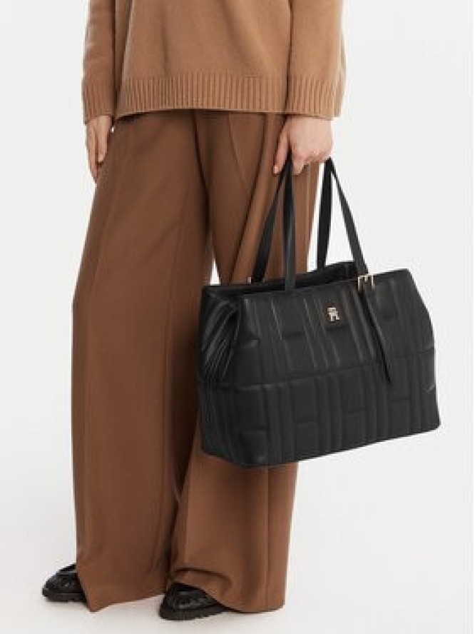 Tommy Hilfiger Torebka Th Feminine Tote AW0AW17452 Czarny