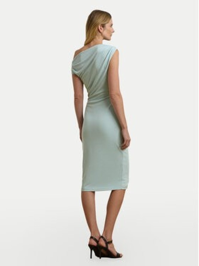 LAUREN RALPH LAUREN Sukienka koktajlowa 250964081001 Błękitny Slim Fit
