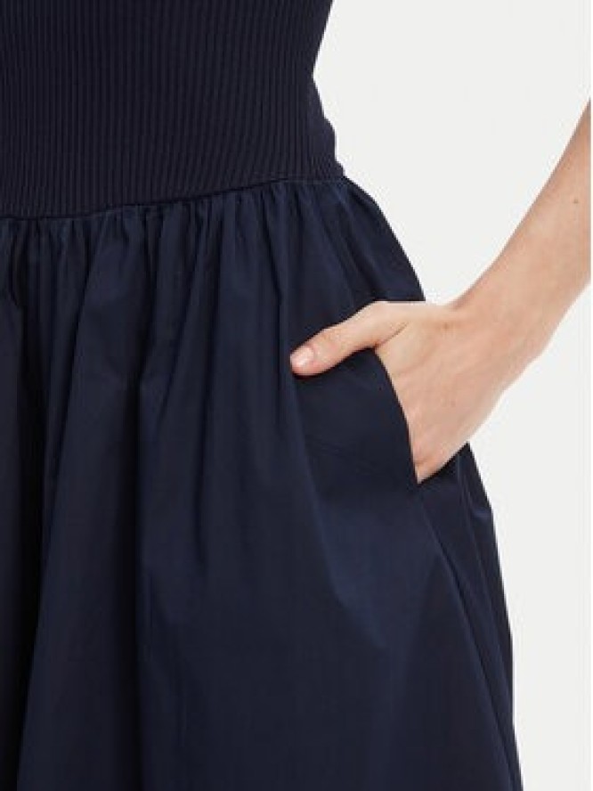 STAUD Sukienka codzienna Laroquette R25S2252PM Granatowy Regular Fit