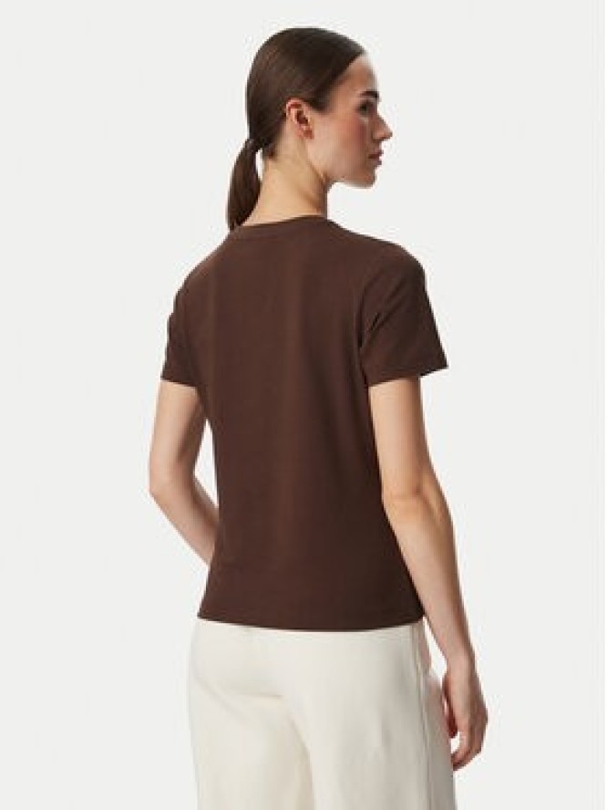 Guess T-Shirt V6RI20 J1314 Brązowy Regular Fit