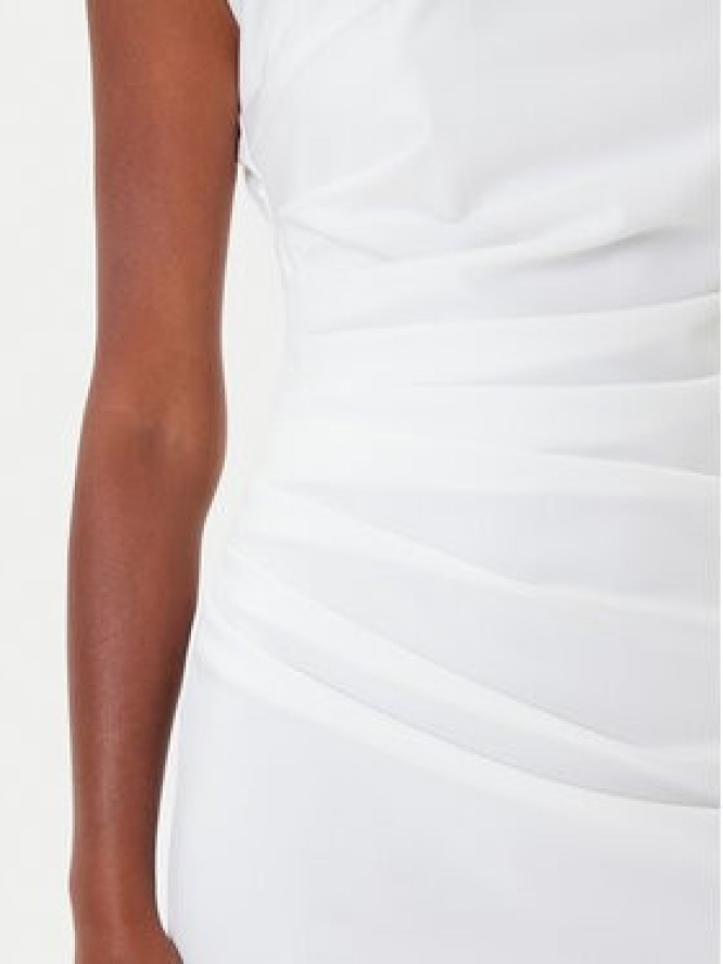 Rinascimento Sukienka koktajlowa CFC0125332003 Écru Slim Fit