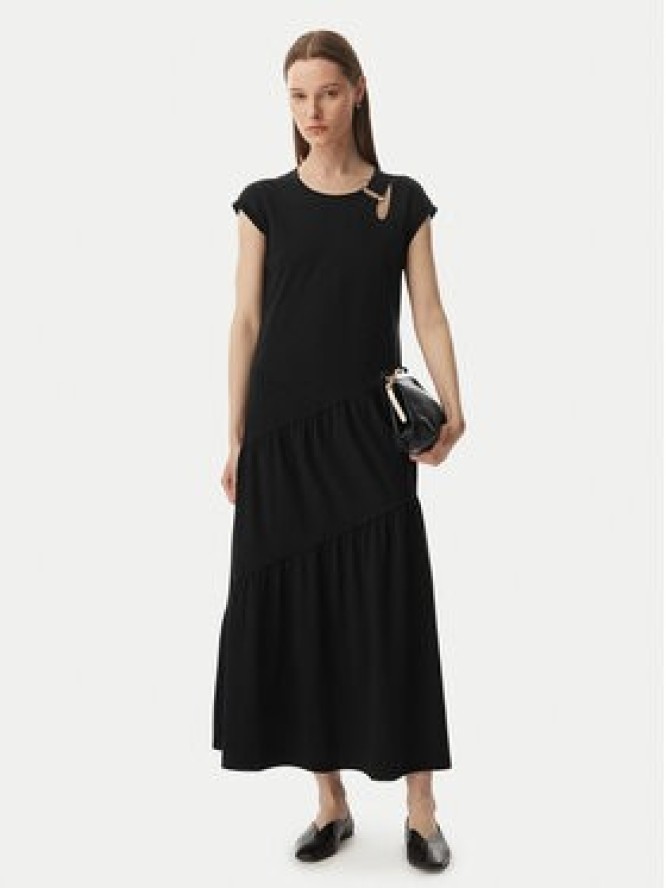 Liu Jo Sport Sukienka codzienna TA6237 J3855 Czarny Relaxed Fit