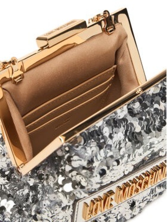 LOVE MOSCHINO Torebka JC4146PP0NKK190A Srebrny