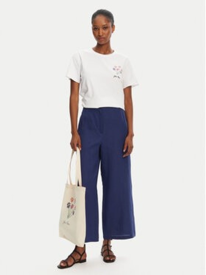 Marella T-Shirt Cappero 2515971052 Biały Regular Fit