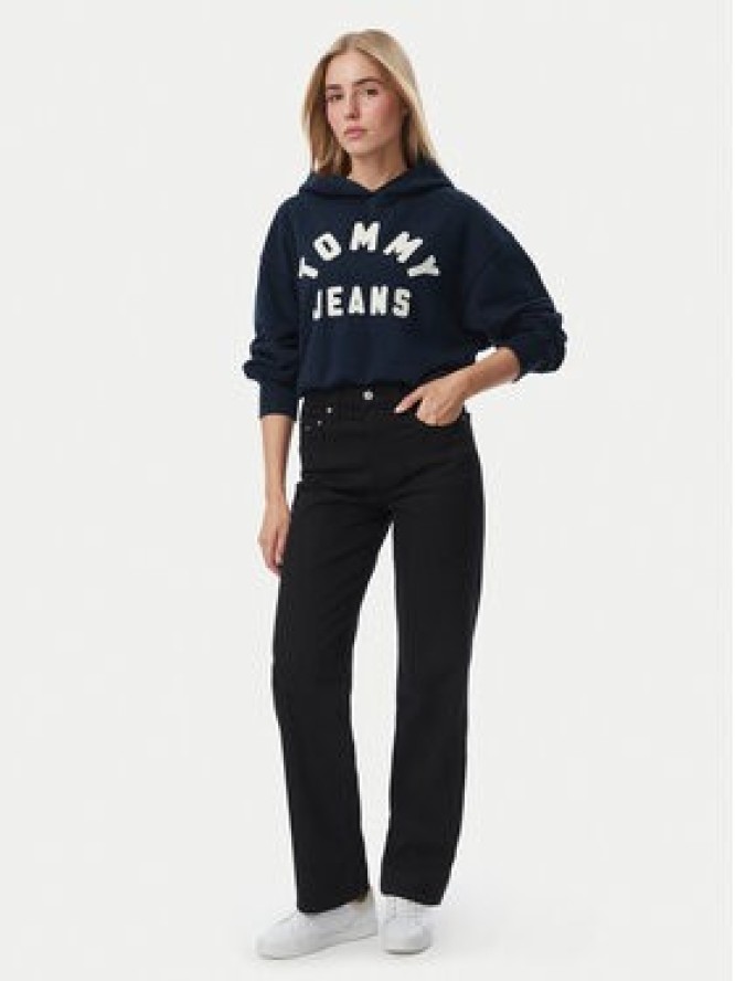Tommy Jeans Bluza Arch DW0DW23455 Granatowy Oversize