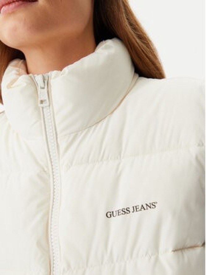 Guess Jeans Bezrękawnik W4BN59 WGII2 Écru Regular Fit