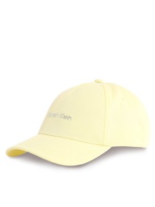 Calvin Klein Czapka z daszkiem Ck Must Tpu Logo Cap K60K610525 Żółty