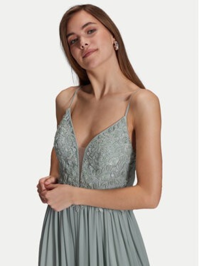 Hey Kyla Sukienka wieczorowa 5AI082HK Zielony Regular Fit