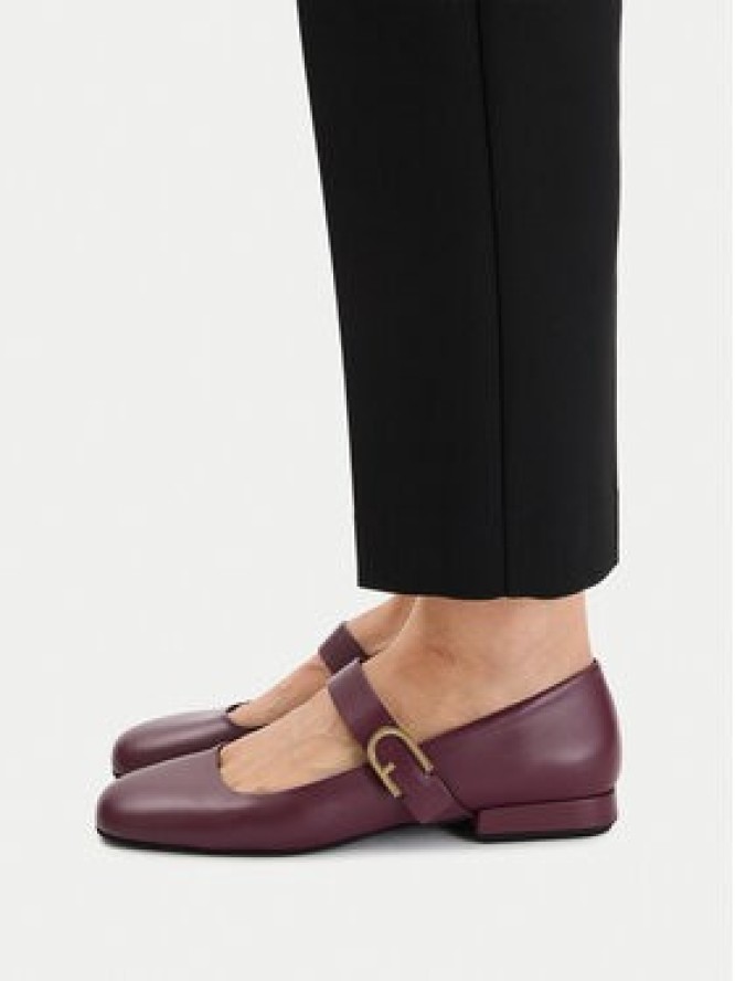 Furla Półbuty Chic Ballerina YJ70HIC X30000 AL 26700 Bordowy