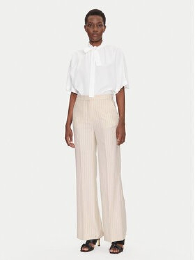 Morgan Spodnie materiałowe 251-PVIVI.F M Écru Regular Fit