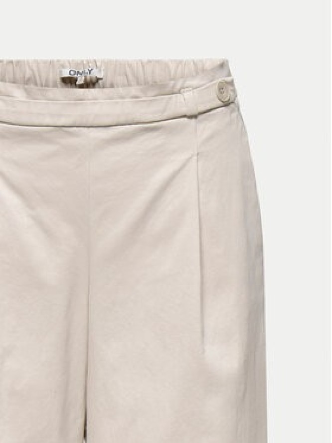 ONLY Spodnie materiałowe Stella 15338662 Beżowy Wide Leg