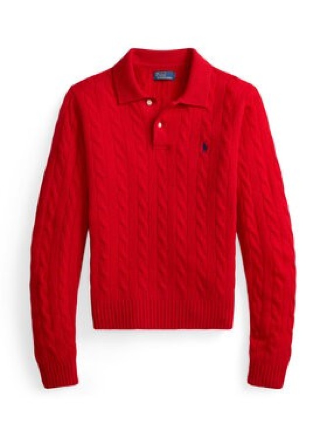 Polo Ralph Lauren Sweter 211972132501 Czerwony Regular Fit