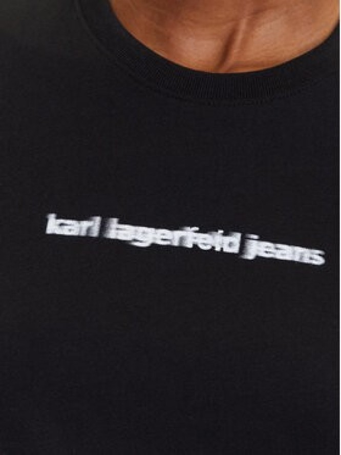 Karl Lagerfeld Jeans T-Shirt A3W17039 Czarny Regular Fit