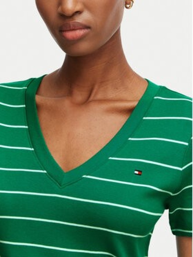 Tommy Hilfiger T-Shirt New Cody WW0WW40584 Zielony Slim Fit